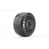 Jetko Buster Soft belted 1:8 GT Pre-glued Black Claw Rims (2)