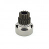 CLUTCH BELL ALU LIGHT WITH GEAR 13/18