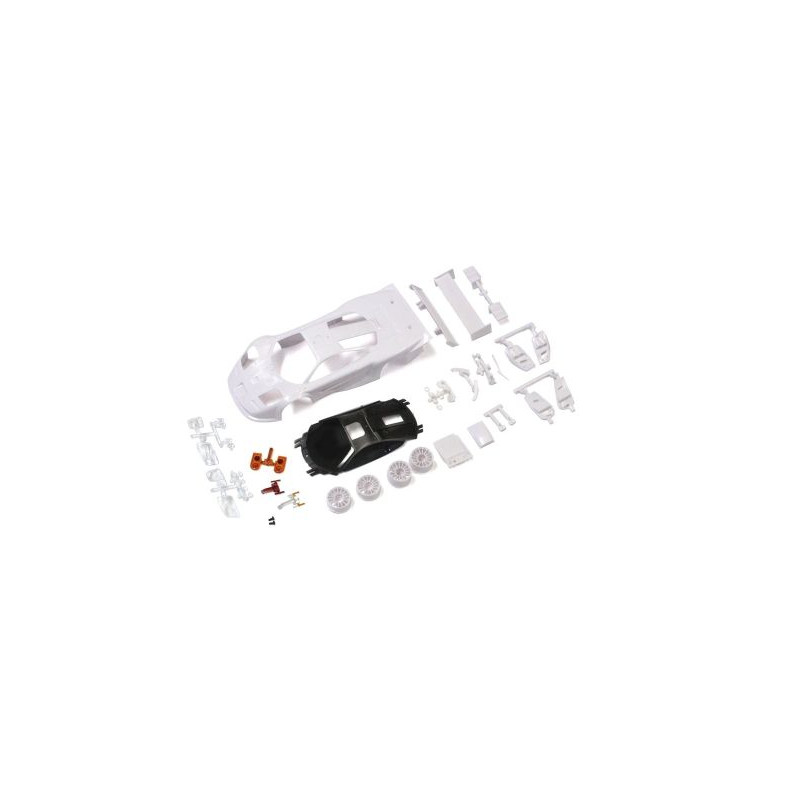 Carrosserie McLaren F1 GTR Mini-Z + Jantes 2WD (A peindre)